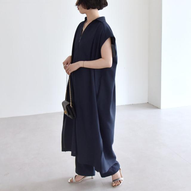 カランシエル（quaranciel）/quaranciel:〈洗濯機可能〉リネン ライク スキッパー シャツ ワンピース＆パンツ セットア_18