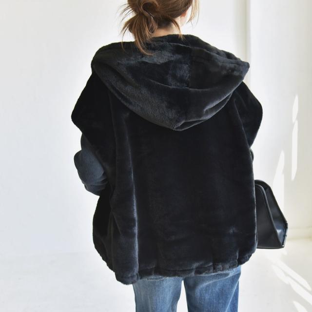 カランシエル（quaranciel）/quaranciel: フーディー フェイクファー