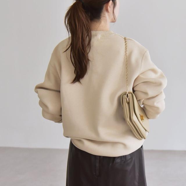 カランシエル（quaranciel）/《一部追加予約》ANGE IN DISGUISE:〈手洗い可能〉フォト＆ロゴ スウェット