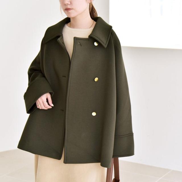 カランシエル（quaranciel）/《追加予約》quaranciel:〈手洗い可能〉ダンボール ステンカラー ジャケット コート25AW