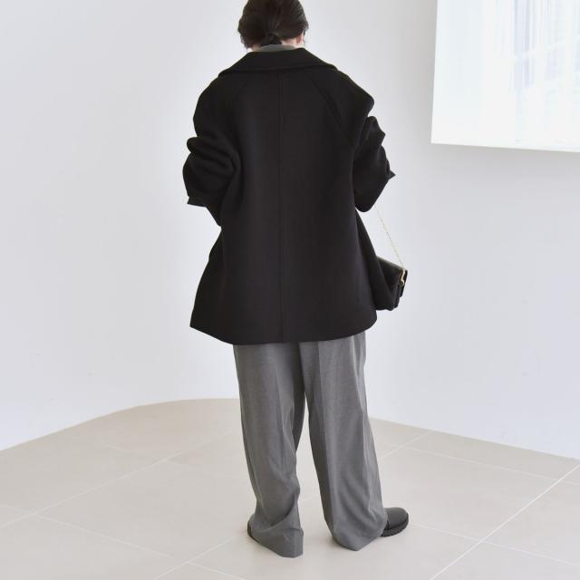 カランシエル（quaranciel）/《追加予約》quaranciel:〈手洗い可能〉ダンボール ステンカラー ジャケット コート25AW