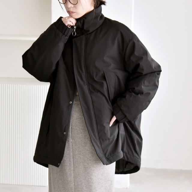 カランシエル（quaranciel）/quaranciel:〈撥水加工〉中綿 スタンドカラー ダブル ジップ モンスター コート