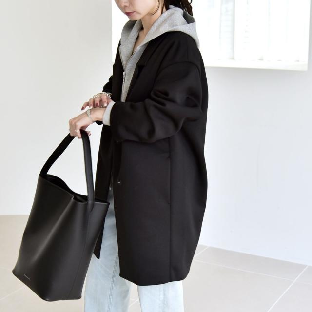 カランシエル（quaranciel）/《予約》quaranciel:〈手洗い可能〉ジャージー テーラード ジャケット コート