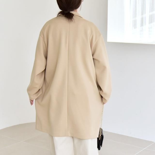 カランシエル（quaranciel）/《予約》quaranciel:〈手洗い可能〉ジャージー テーラード ジャケット コート