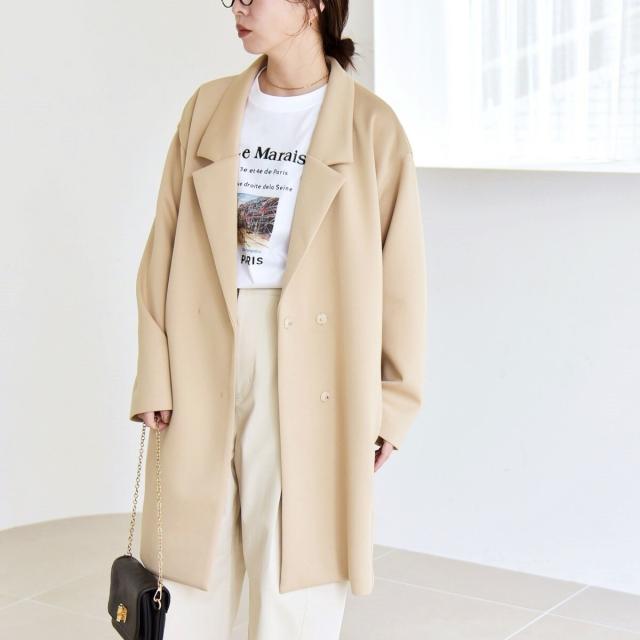 カランシエル（quaranciel）/《予約》quaranciel:〈手洗い可能〉ジャージー テーラード ジャケット コート