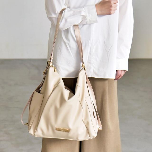 カランシエル（quaranciel）/quaranciel: 3way ポケット ジップ トート（A4対応）