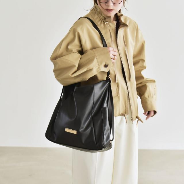 カランシエル（quaranciel）/quaranciel: 3way ポケット ジップ トート（A4対応）