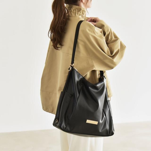 カランシエル（quaranciel）/quaranciel: 3way ポケット ジップ トート（A4対応）