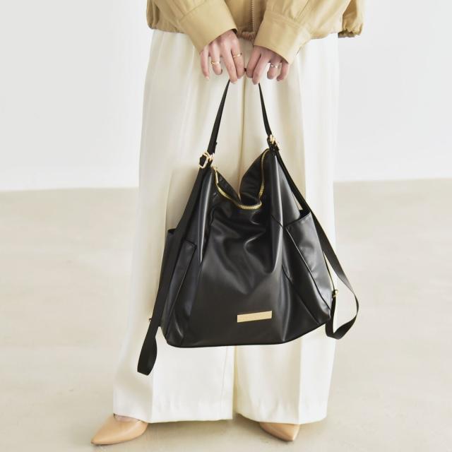 カランシエル（quaranciel）/quaranciel: 3way ポケット ジップ トート（A4対応）