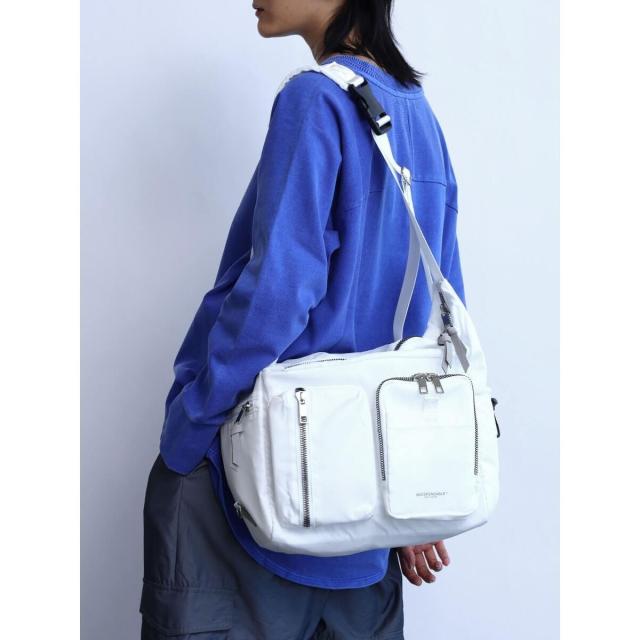 ラシュッド（LASUD）/ナイロンベルトボディバッグ(White) ラシュッド（LASUD）/ナイロンベルトボディバッグ(White)