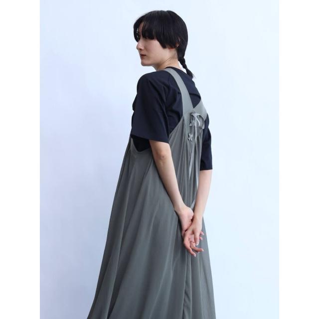 ラシュッド（LASUD）/レースアップデザインジャンパースカート_4