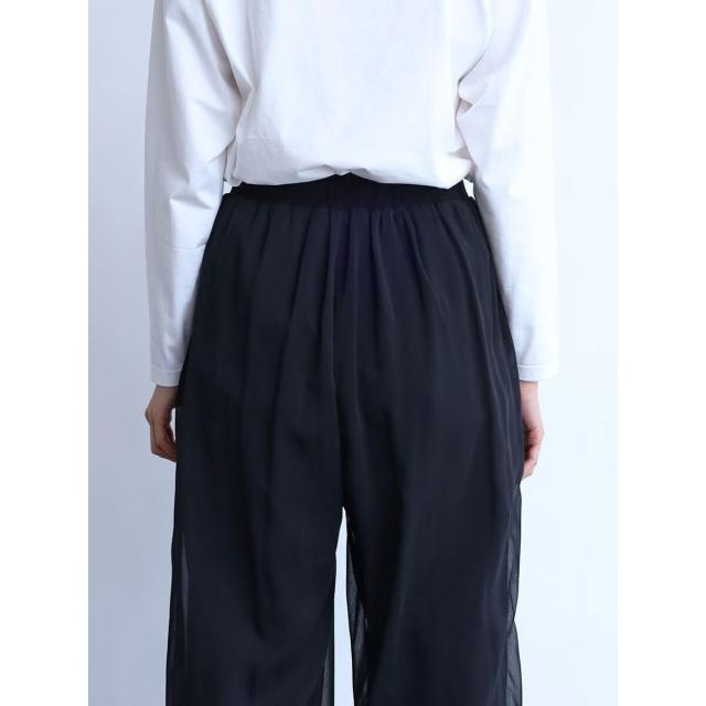ラシュッド LASUD シアーパラシュートパンツ （ブラック）