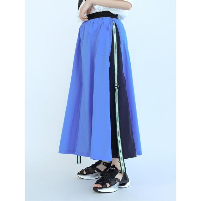 LASUD　ヤマダヤ　ロングスカート　サイドジップラインスカート　シャカシャカ ラシュッド（LASUD）/サイドジップラインスカートの通販はau PAY