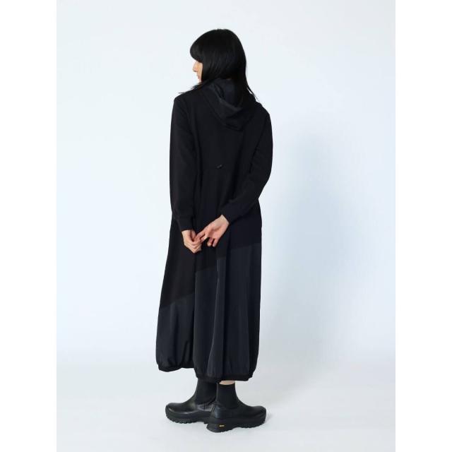 ラシュッド（LASUD）/バルーンシルエット異素材ワンピース