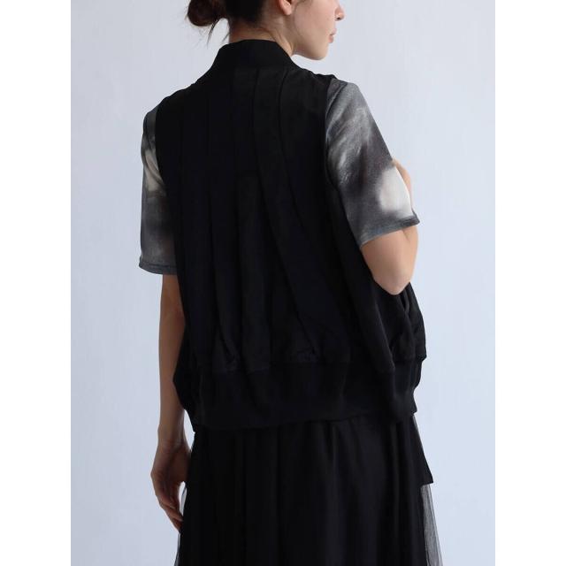 ラシュッド（LASUD）/MA−1タックデザインベスト_12