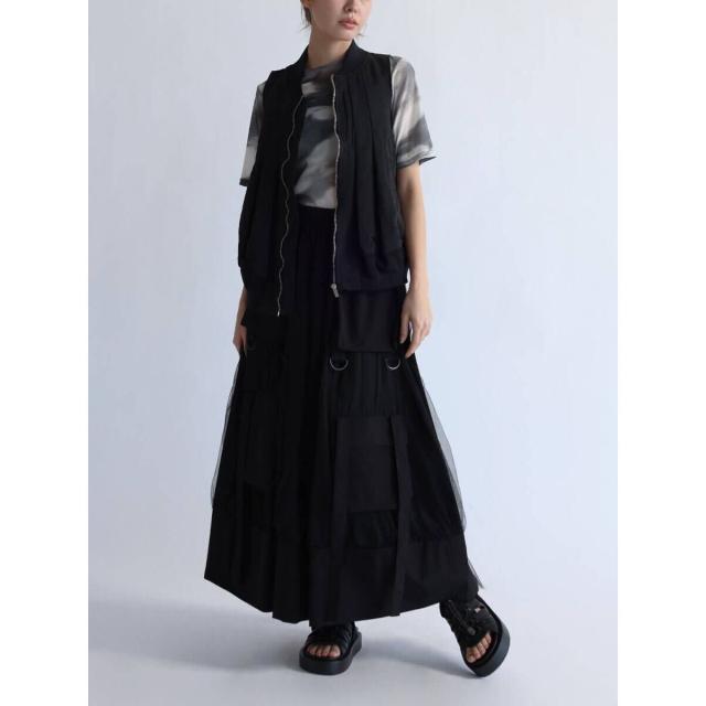 ラシュッド（LASUD）/MA−1タックデザインベストの通販はau PAY