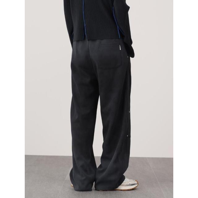 【NEW】ラシュッド（LASUD）/スタッズ切替えスウェットパンツ