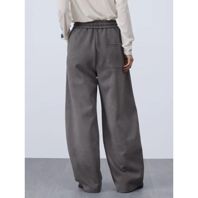 【NEW】ラシュッド（LASUD）/スタッズ切替えスウェットパンツ