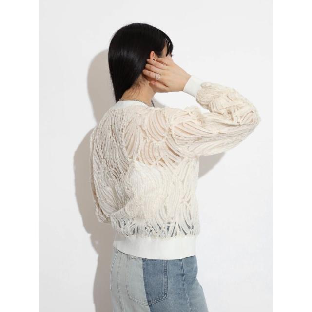 ラディエイト(RADIATE)/エンブロイダリーメッシュカーディガン ラディエイト(RADIATE)/エンブロイダリーメッシュカーディガン