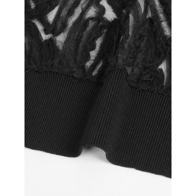 ラディエイト(RADIATE)/エンブロイダリーメッシュカーディガン ラディエイト(RADIATE)/エンブロイダリーメッシュカーディガン