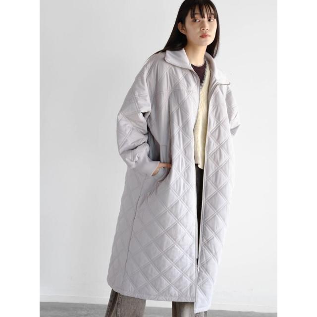 ラディエイト（RADIATE）/スタンドカラーキルティングロングコート
