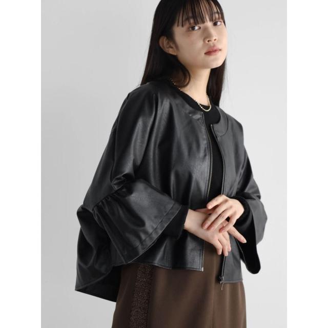 ラディエイト（RADIATE）/フリルスリーブショートブルゾン