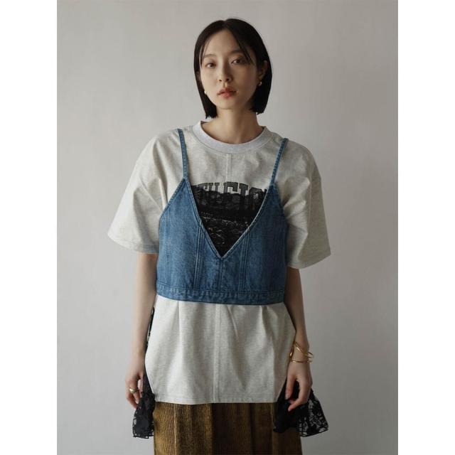 「マンナイン mannine」膝丈 長袖 ワンピース　フクロウ　幾何学　レトロ マンナイン mannine」膝丈 長袖 ワンピース フクロウ 幾何学