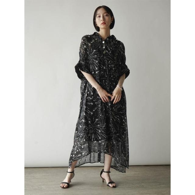 ラディエイト（RADIATE）/和モダンペイントシアーワンピース