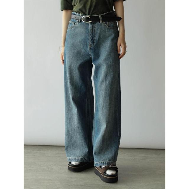 ラディエイト（RADIATE）/バックボタンデザインデニムパンツ