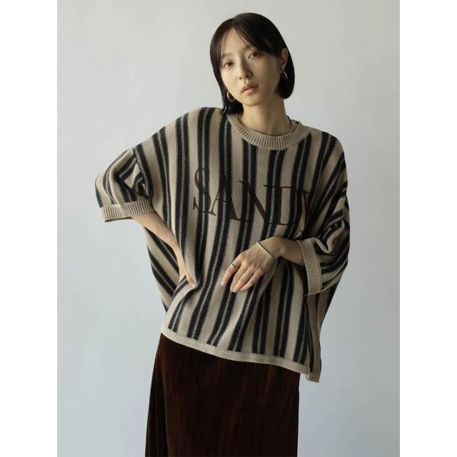 ラディエイト（RADIATE）/ケミカルウォッシュストライプロゴニット