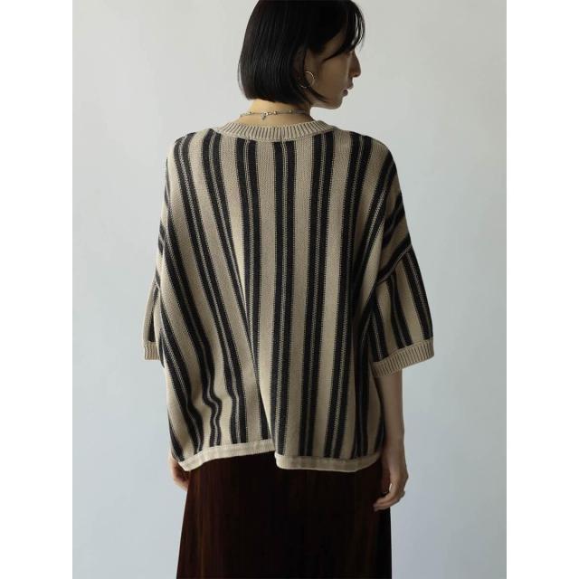 ラディエイト（RADIATE）/ケミカルウォッシュストライプロゴニット