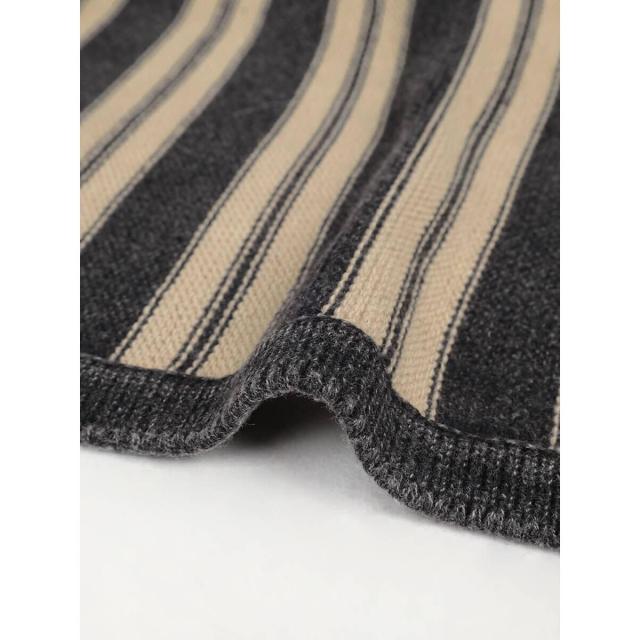 ラディエイト（RADIATE）/ケミカルウォッシュストライプロゴニットの