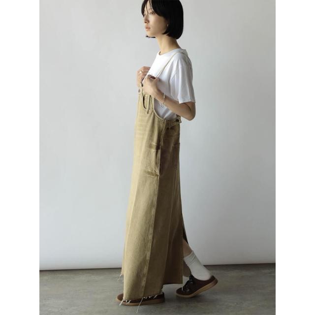 RADIATEジャンパースカート フロントジップデニムジャンパースカート