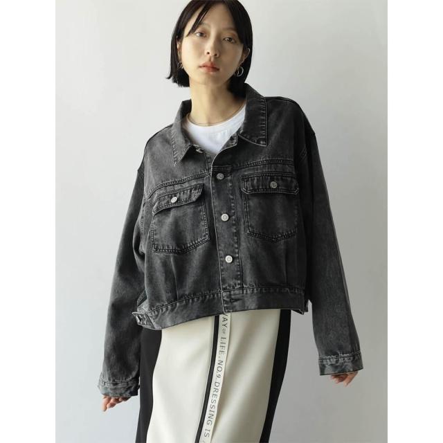 ラディエイト（RADIATE）/コットンセルロースブラックデニムジャケット