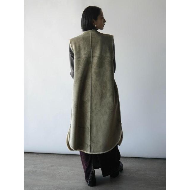 ラディエイト（RADIATE）/フェイクファー×スエードリバーシブルロング