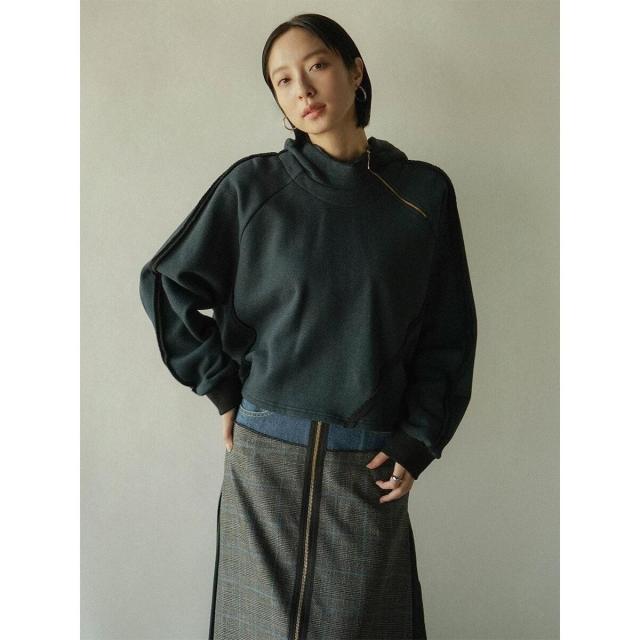 【NEW】ラディエイト（RADIATE）/ボアスウェット配色ジップフーディ