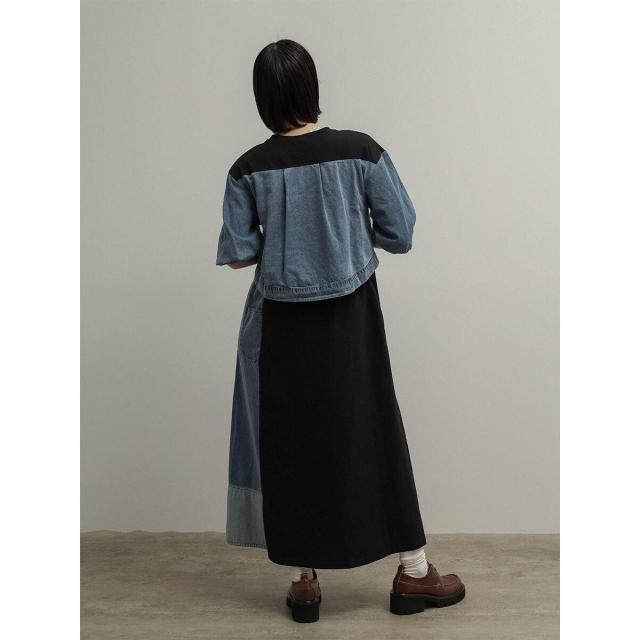ラディエイト（RADIATE）/デニムコンビバルーンスリーブワンピース_7