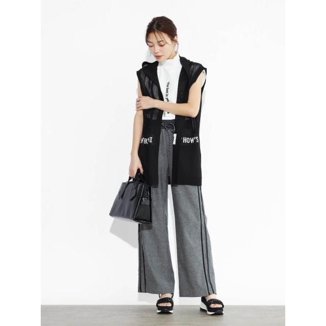 スコットクラブ（SCOTCLUB）/サイドラインワイドパンツ