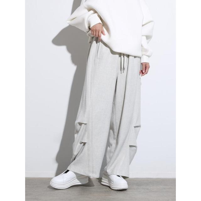 スコットクラブ（SCOTCLUB）/タックデザインサイドラインパンツ