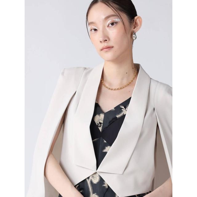 LASUD resil ケープデザインショートジャケット LASUD｜ケープデザインショートジャケット | Rakuten Fashion