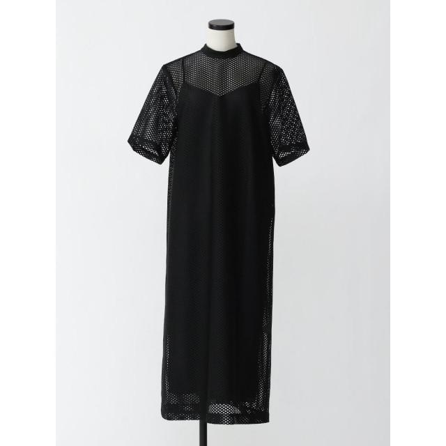 レジル（resil）/ダブルラッセルハーフスリーブワンピースの通販は