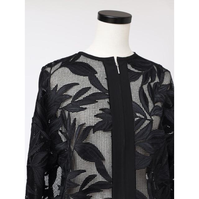 レジル（resil）/リーフエンブロイダリーレースブルゾンの通販はau PAY