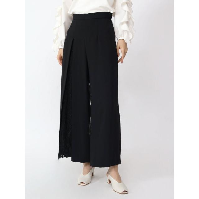 レジル（resil）/フロントレースドッキングワイドパンツ