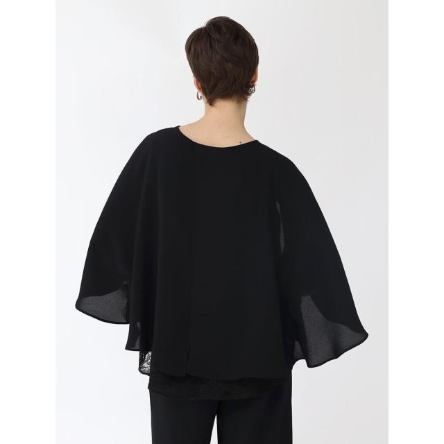 レジル（resil）/レースドッキングケープブラウス