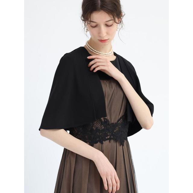 リルフェテ（Rire fete）/レイヤードノーカラーケープ