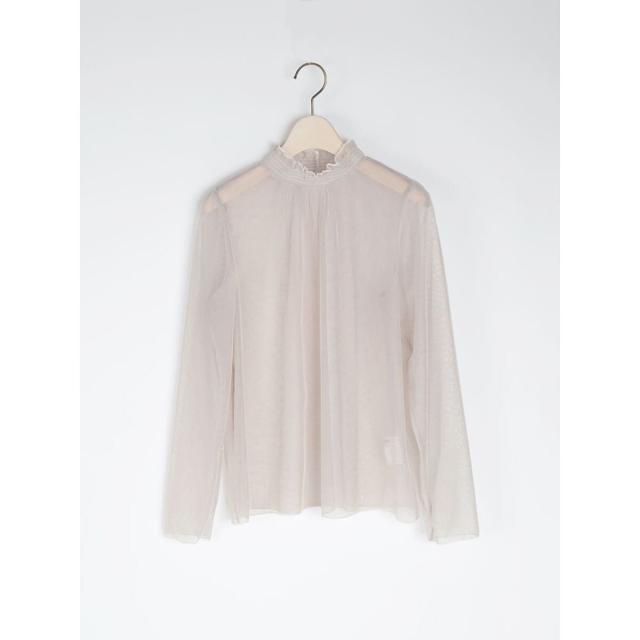 リルフェテ（Rire fete）/チュールハイネックインナートップス