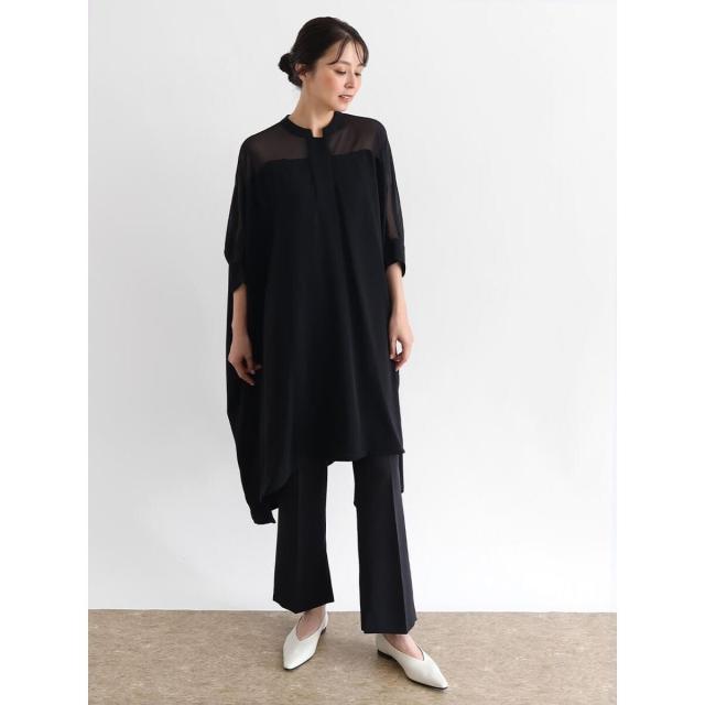 クローブ（CLOVE）/ショルダーシアーロングブラウス