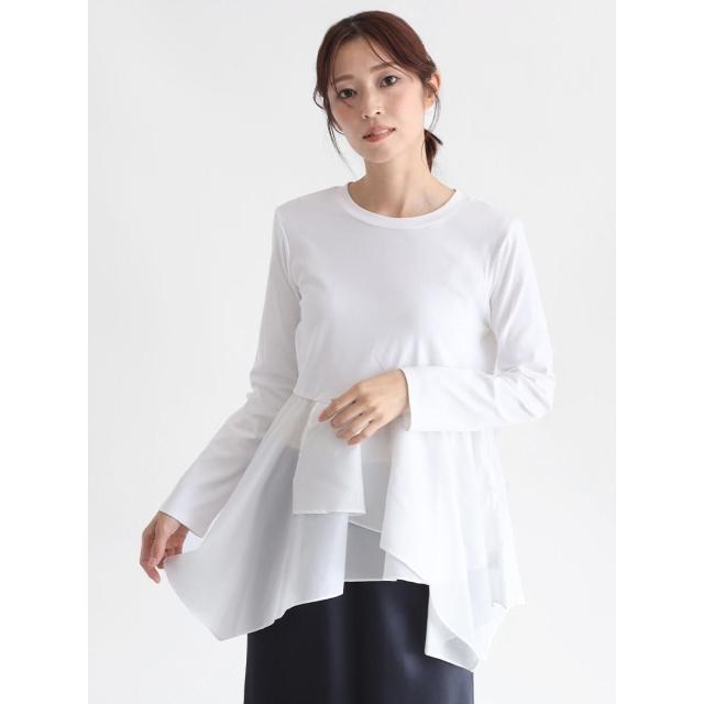 クローブ（CLOVE）/裾フリルデザインプルオーバー