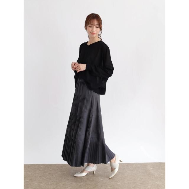 クローブ（CLOVE）/デザインプリーツスカート