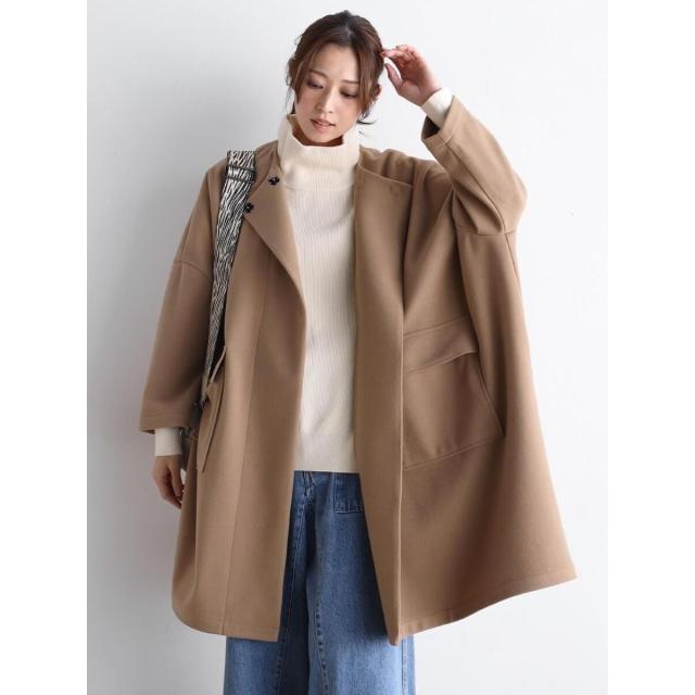 【NEW】クローブ（CLOVE）/ノーカラーロングコート